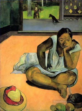 テ・ファトゥルマ 陰気な女 ポスト印象派 原始主義 ポール・ゴーギャン Oil Paintings